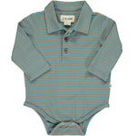 Seymour Polo Onesie - Striped